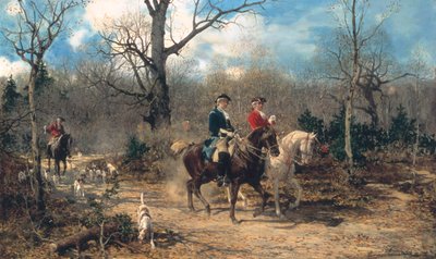 El paseo de otoño, c.1875-80 de Alfred von Wierusz Kowalski